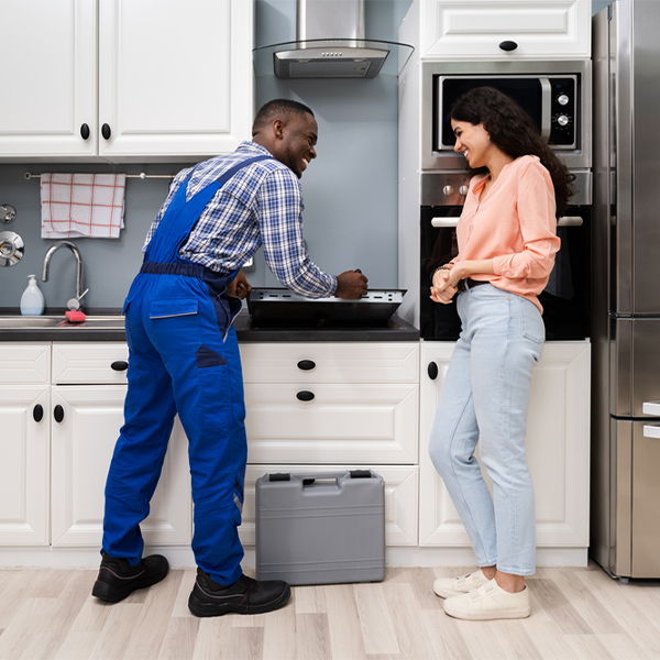 can you provide an estimate for cooktop repair before beginning any work in Little Chute